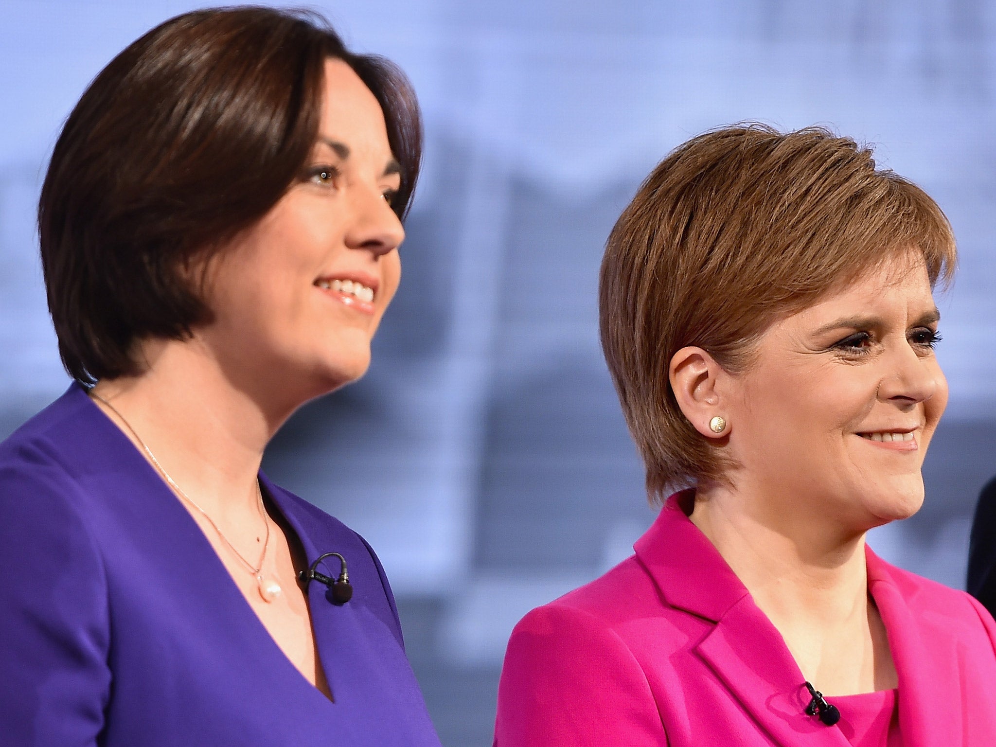 Scottish Labour leader Kezia Dugdale (left) and First Minister Nicola Sturgeon