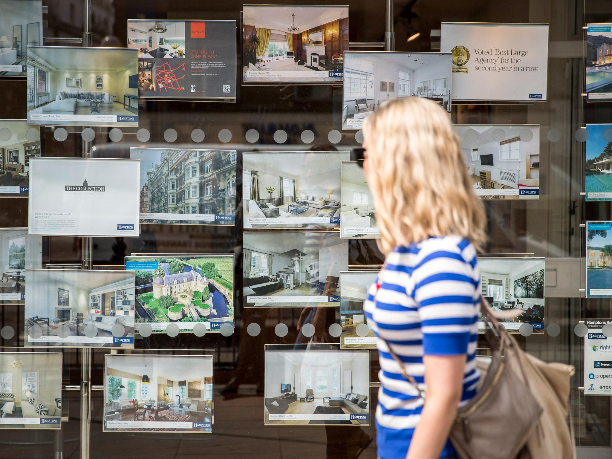 Sale prices in London fell for a third consecutive month in June