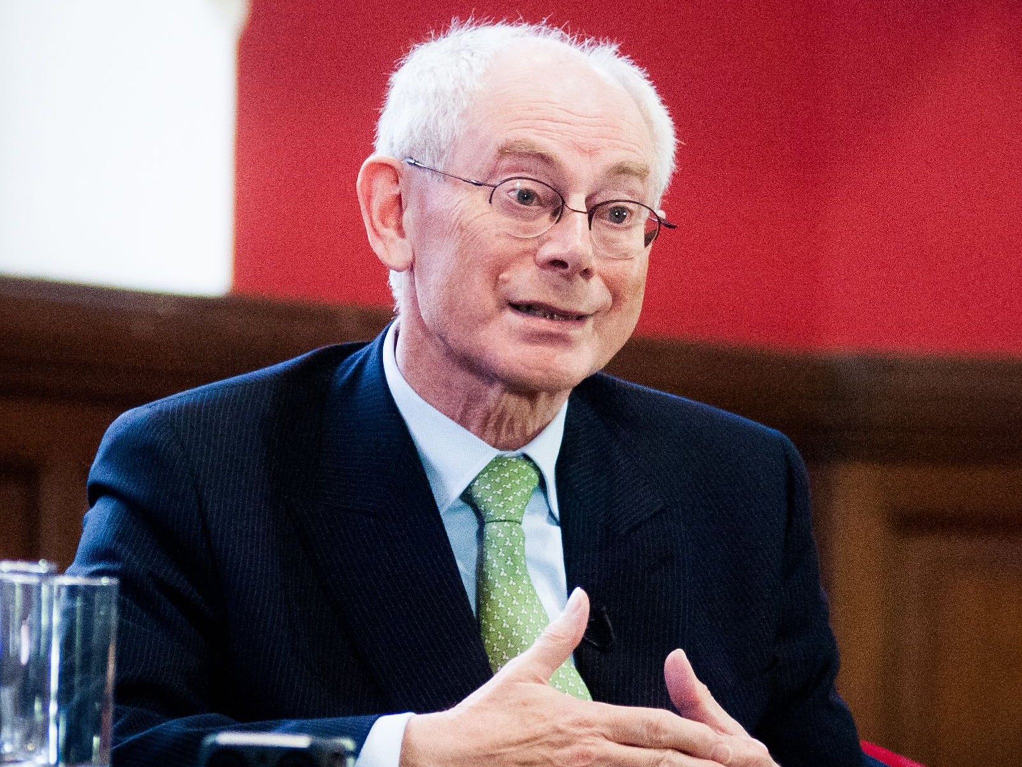 Herman Van Rompuy formerly served as Prime Minister of Belgium and as the first President of the European Council