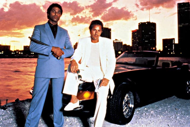 Don Johnson and Philip Michael Thomas in ‘Miami Vice’. Mossack Fonseca featured in an episode of the television series