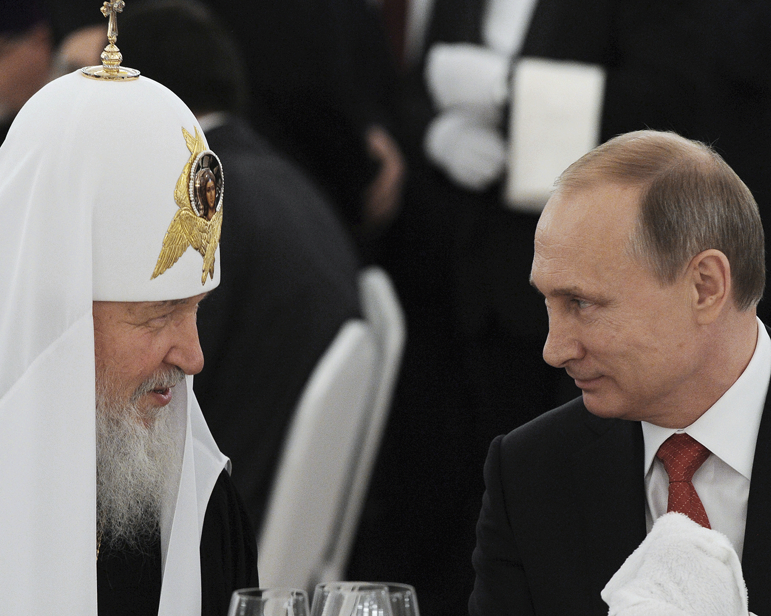 Russia's president Vladimir Putin and Patriarch of the Russian Orthodox Church Kirill have reportedly tightened links between the Kremlin and Church