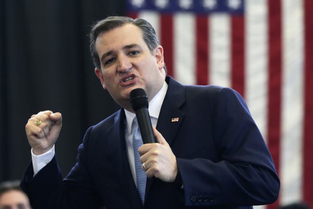 Mr Cruz said stopping men from 'going to the bathroom with little girls' is 'perfectly reasonable'