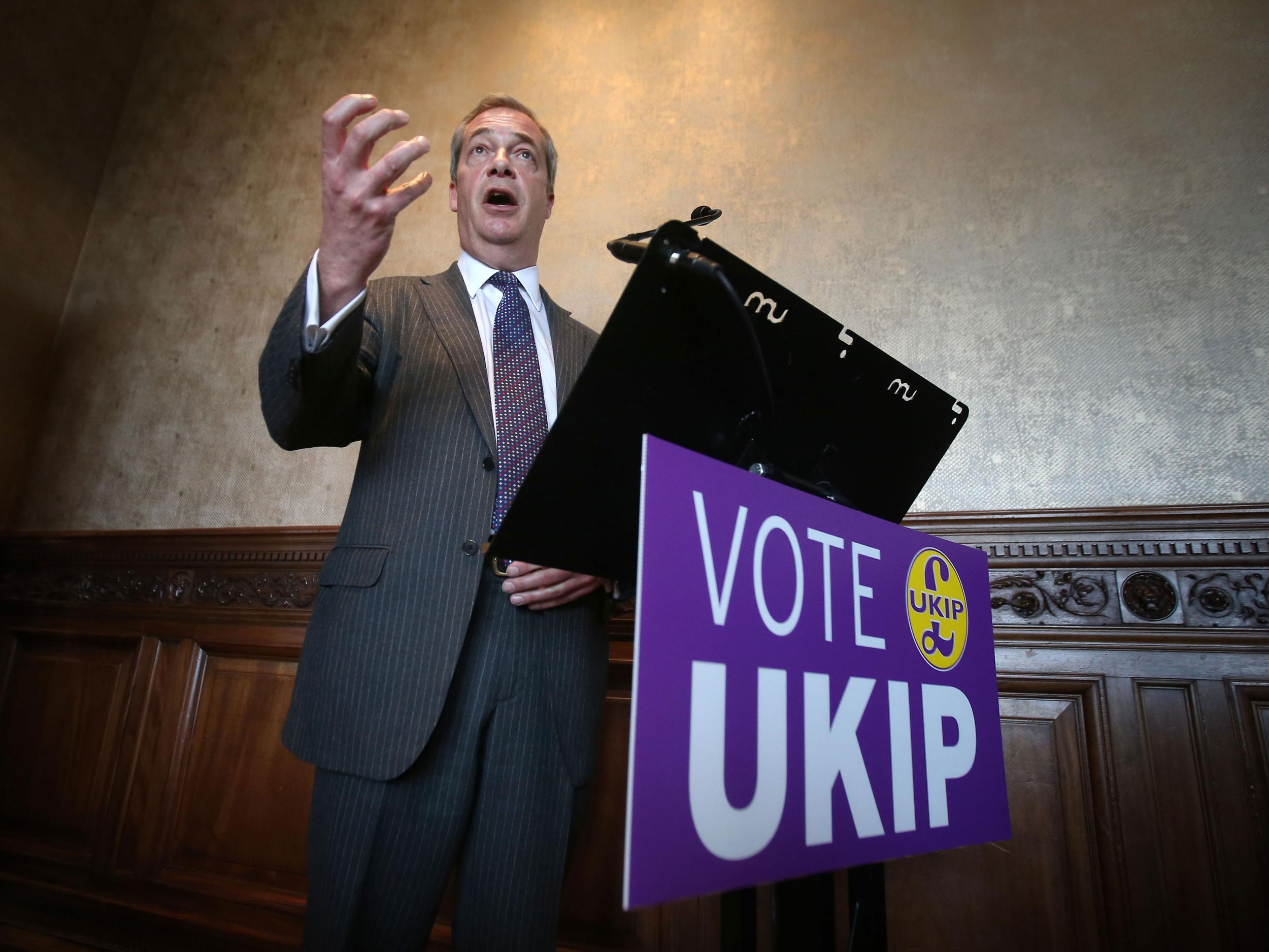 Mainstream politicians were slow to respond to the immigration issue, and Nigel Farage stepped into the vaccuum