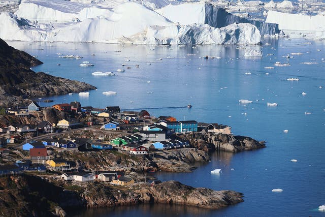 The Greenland Ice Sheet is melting at a rate of 250 gigatonnes a year