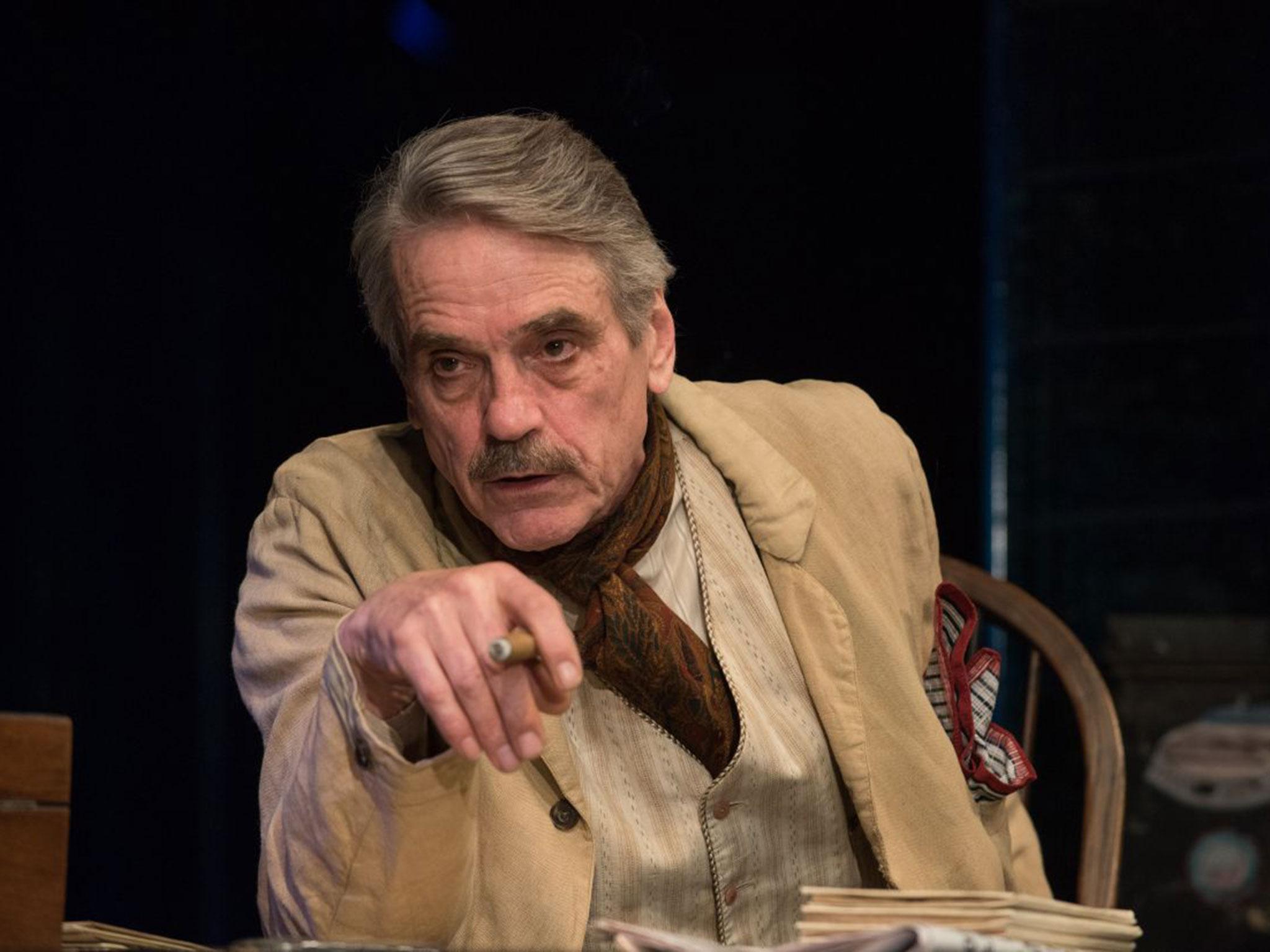 Jeremy Irons heads the cast as James Tyrone in ‘Long Day’s Journey into Night’ at Bristol Old Vic