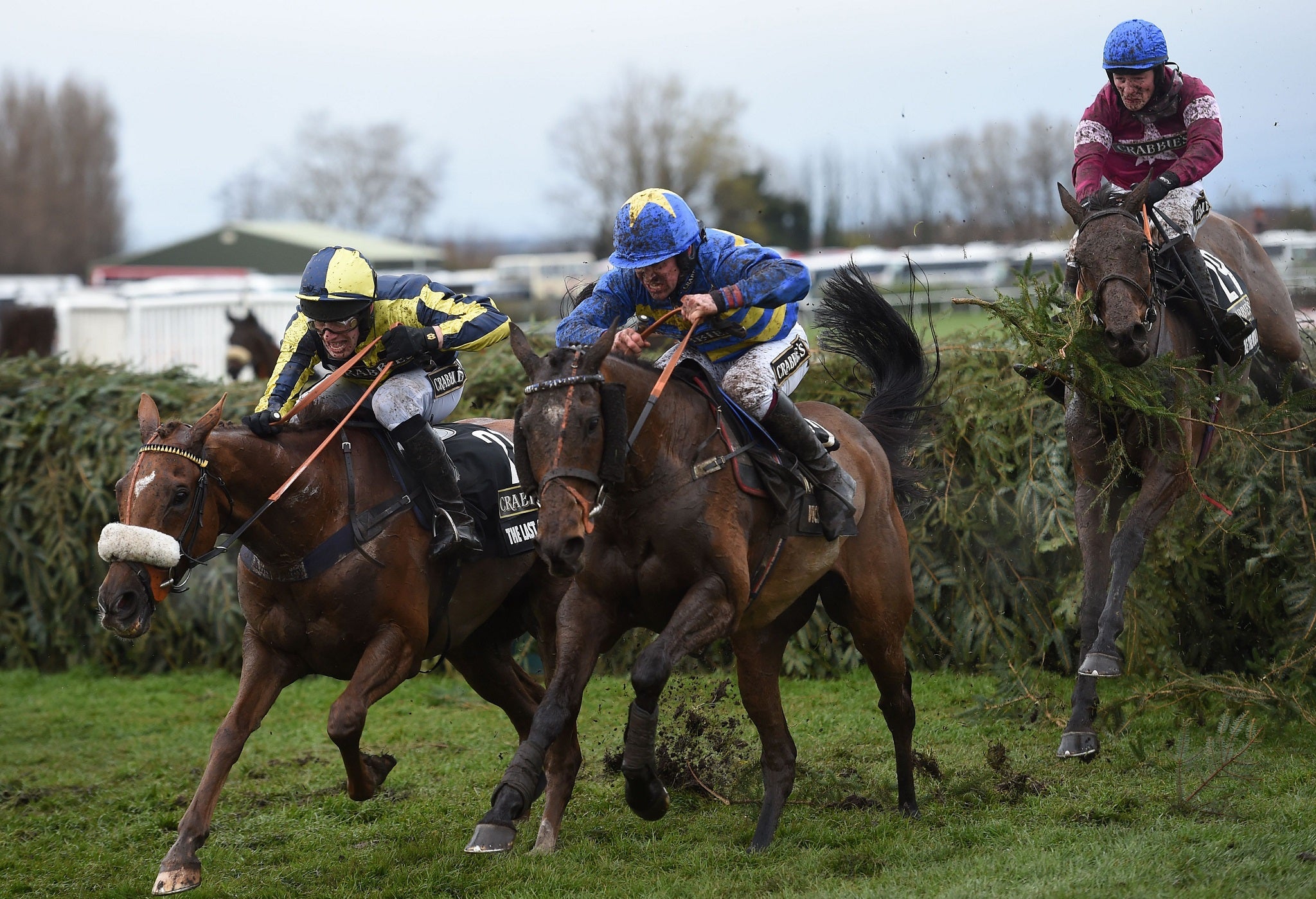 The Last Samuri and Vics Cavnas battle as eventual winner Rule The World jumps the final fence