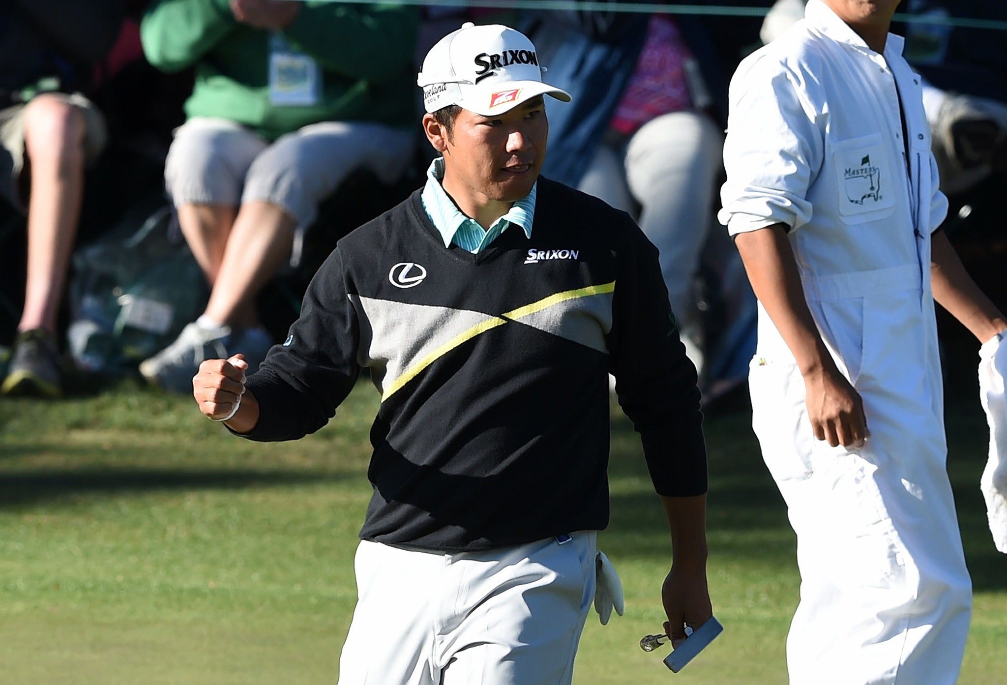 Hideki Matsuyama enjoyed a strong round until the final three holes