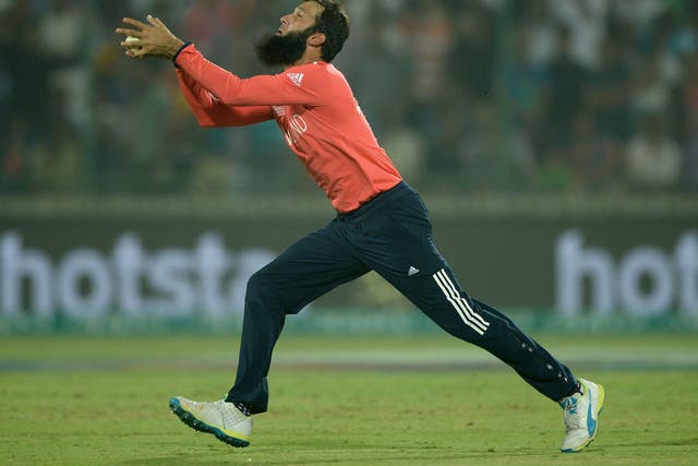 England cricketer Moeen Ali during the ICC World Twenty20 2016 semi-final