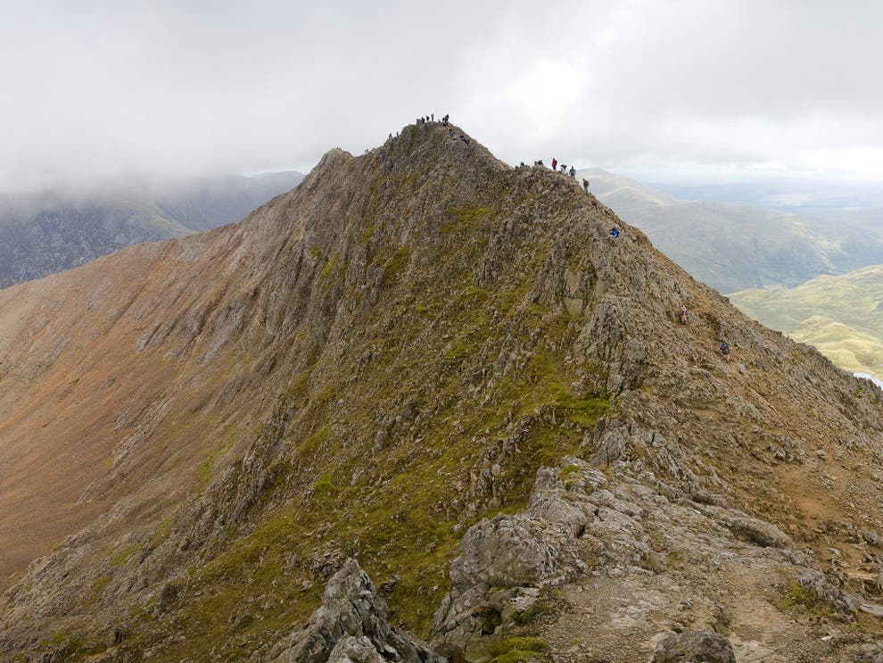 Climber dies in Snowdonia after fall from Crib Goch ridge The