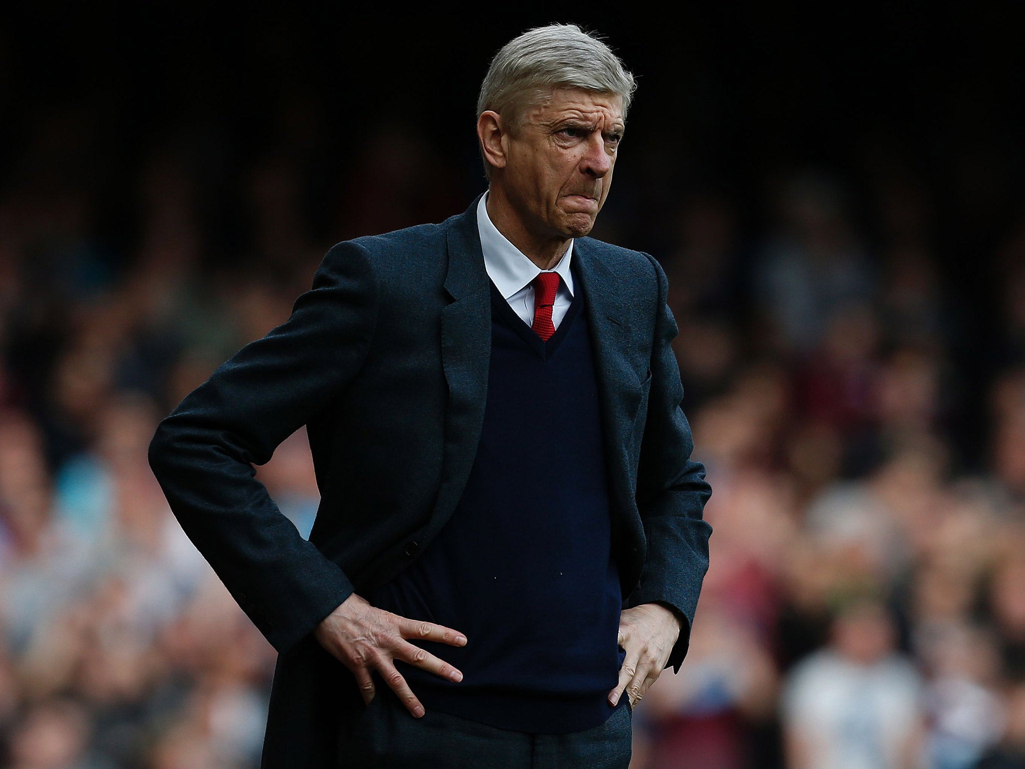 Arsene Wenger was bitterly disappointed by his team's performance