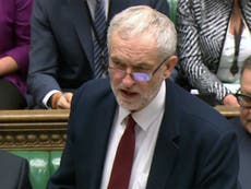 Watch Corbyn lay into Cameron over his tax evasion statement