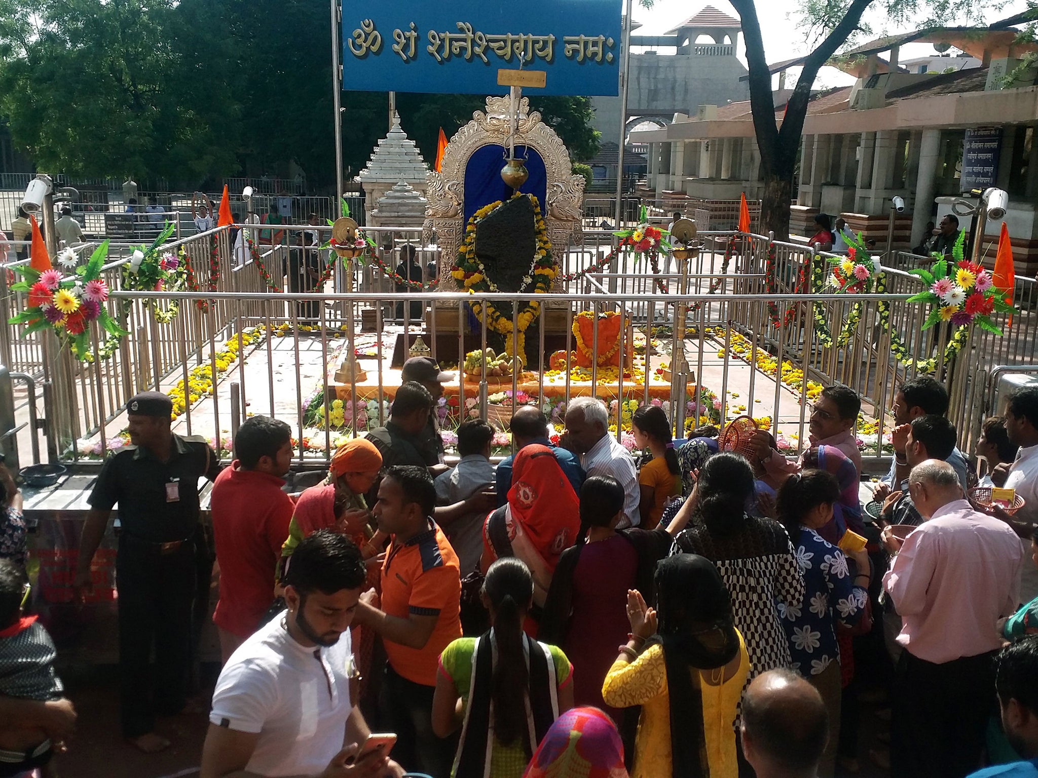 Villagers block women activists from entering the Shani Shingnapur temple