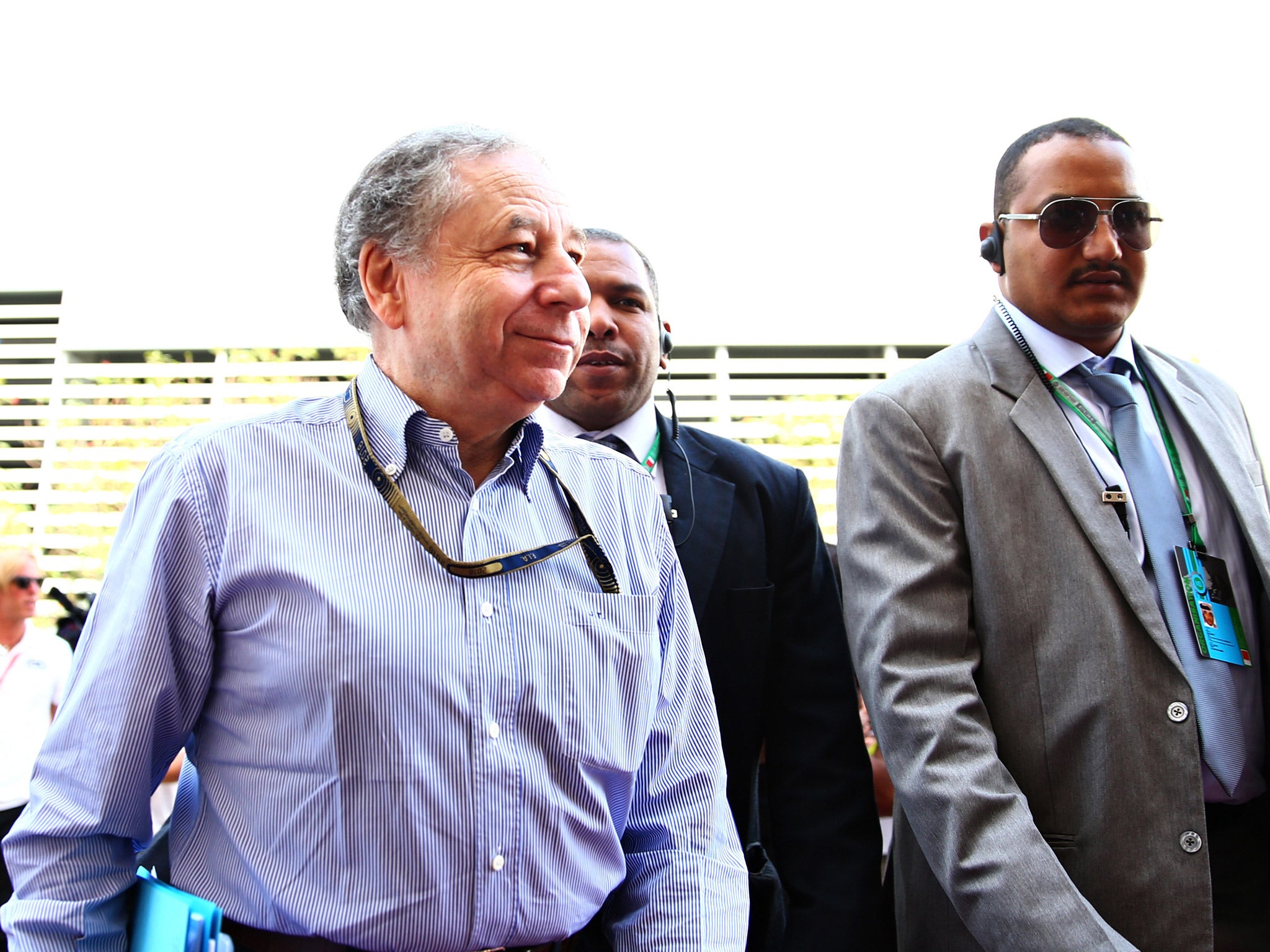 FIA presiedent Jean Todt met with team bosses in Bahrain