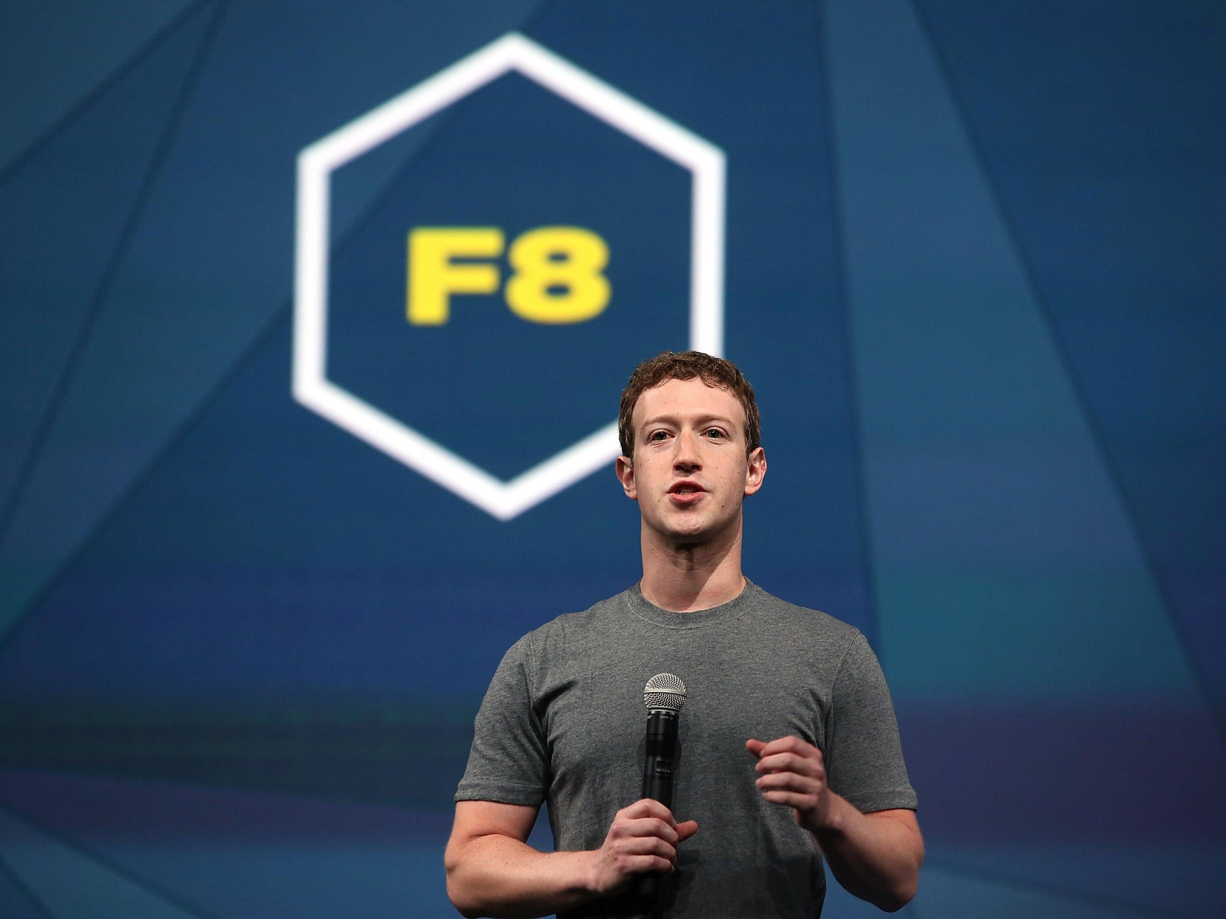 Mark Zuckerberg, Facebook CEO, speaks at the 2014 F8 developer conference in San Francisco