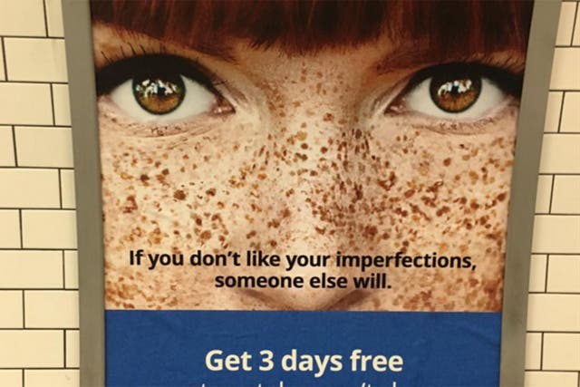 Match.com's latest advert target physical 'imperfections'
