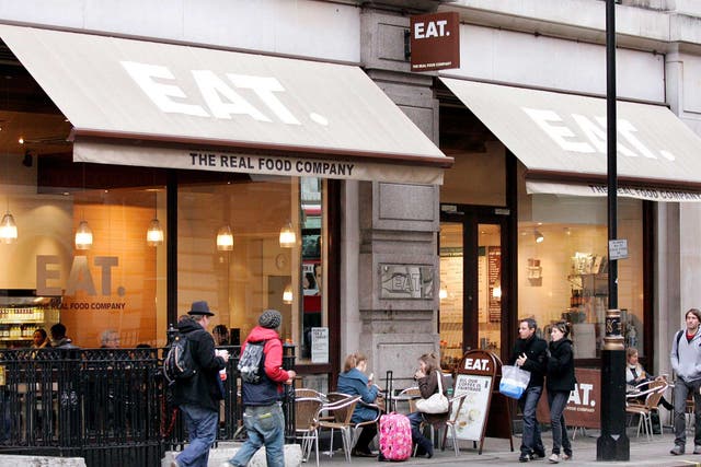 An Eat spokesperson said that 95 per cent of our employees enjoy a pay rate higher than the £7.20 living wage