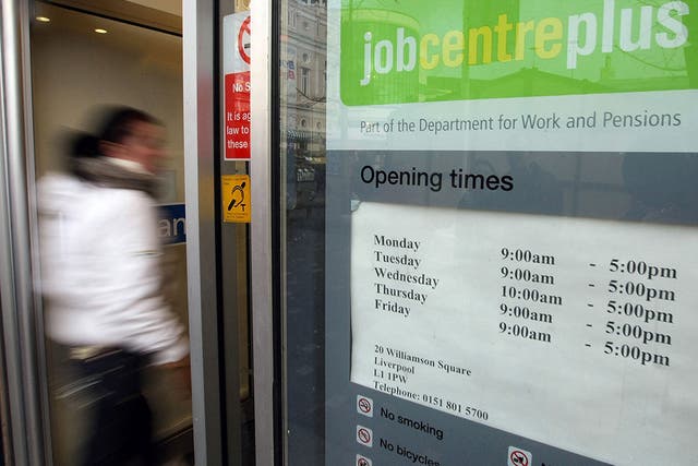 The number of people on Jobseeker's Allowance fell