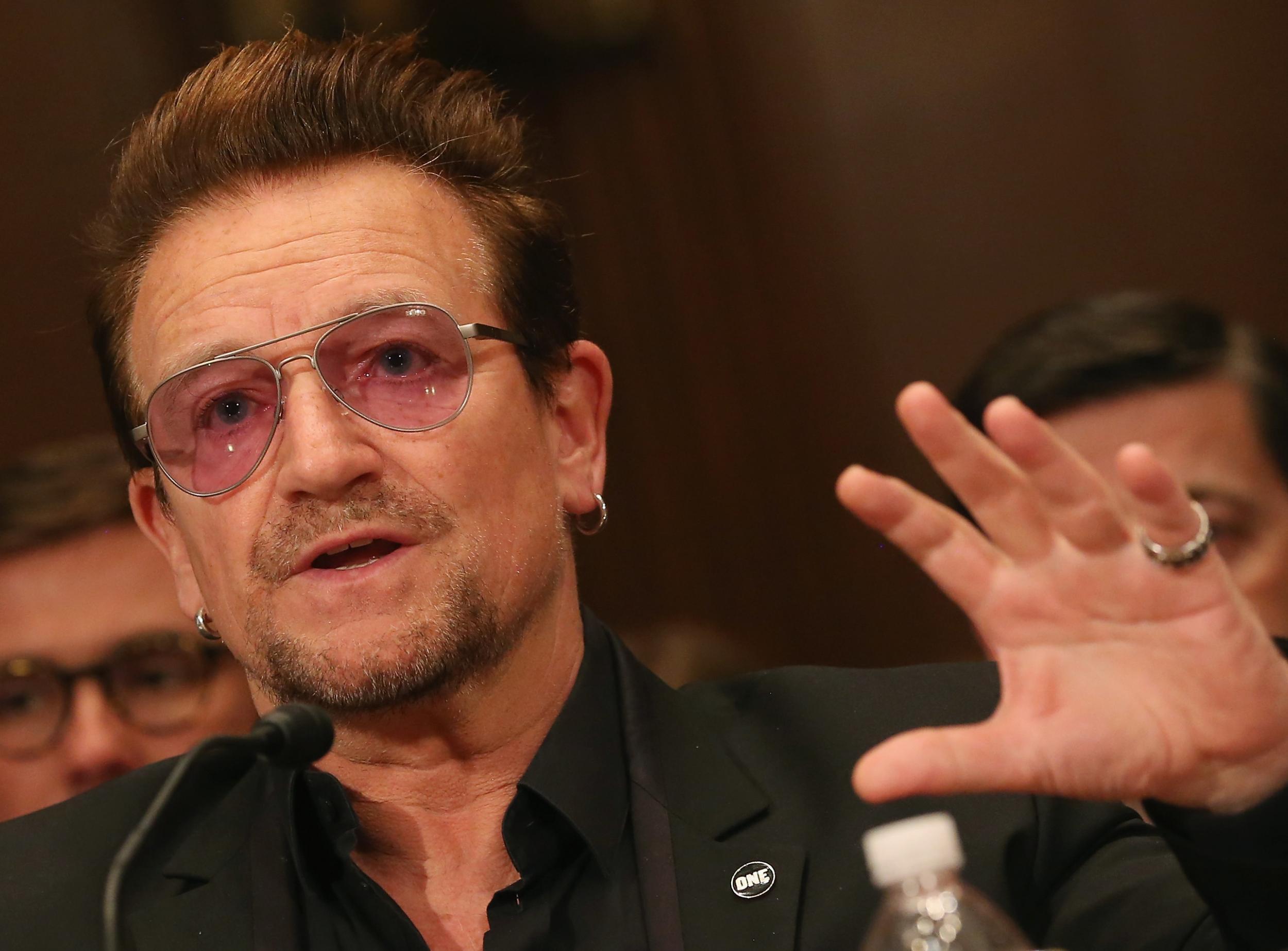 Bono has a house in the nearby town of Eze and is believed to have been enjoying time off with friends when the atrocity took place