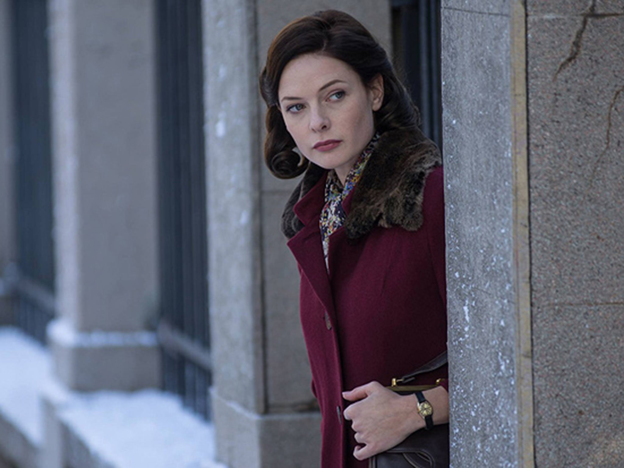 Rebecca Ferguson stars as a female spy in the film set in Moscow during the Cold War