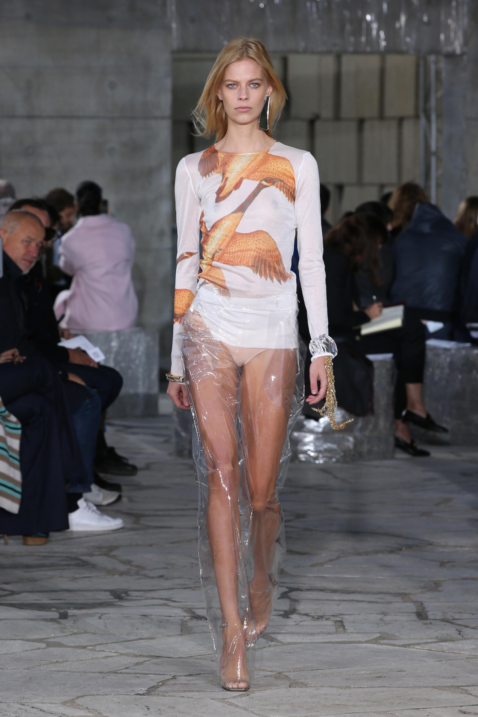 Sheer delight - believe it or not, transparent trousers are the