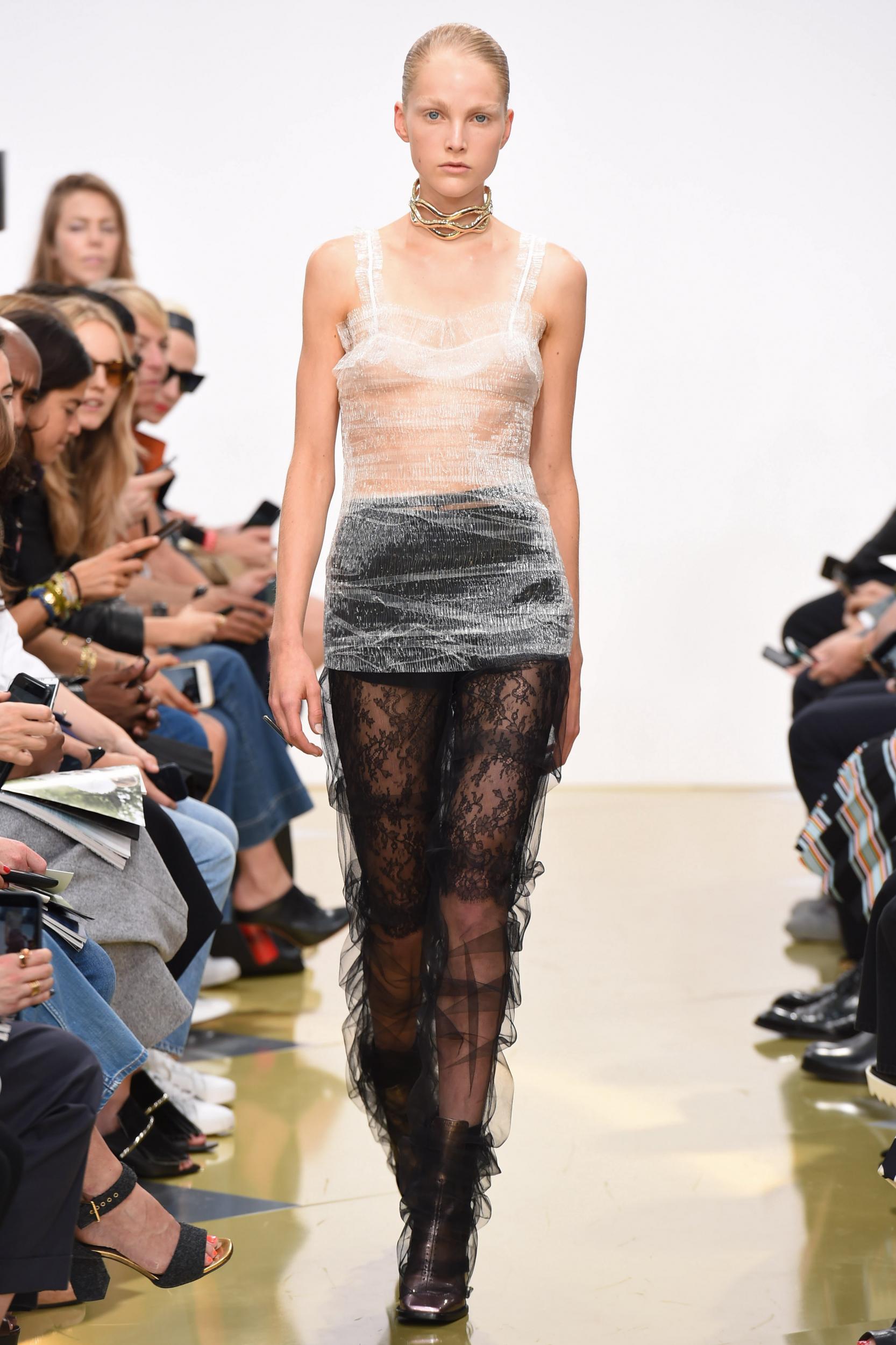 Ridiculous' transparent plastic trousers are back - and fashion