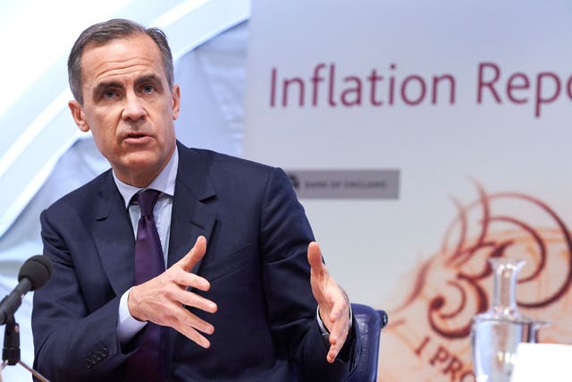 The Bank of England’s central forecast is for its base rate to hit 1.25 per cent towards the end of 2018