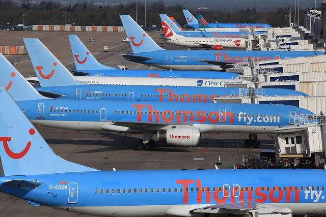 The woman who died on the Thomson flight from Majorca to Glasgow was reported to be in her 60s