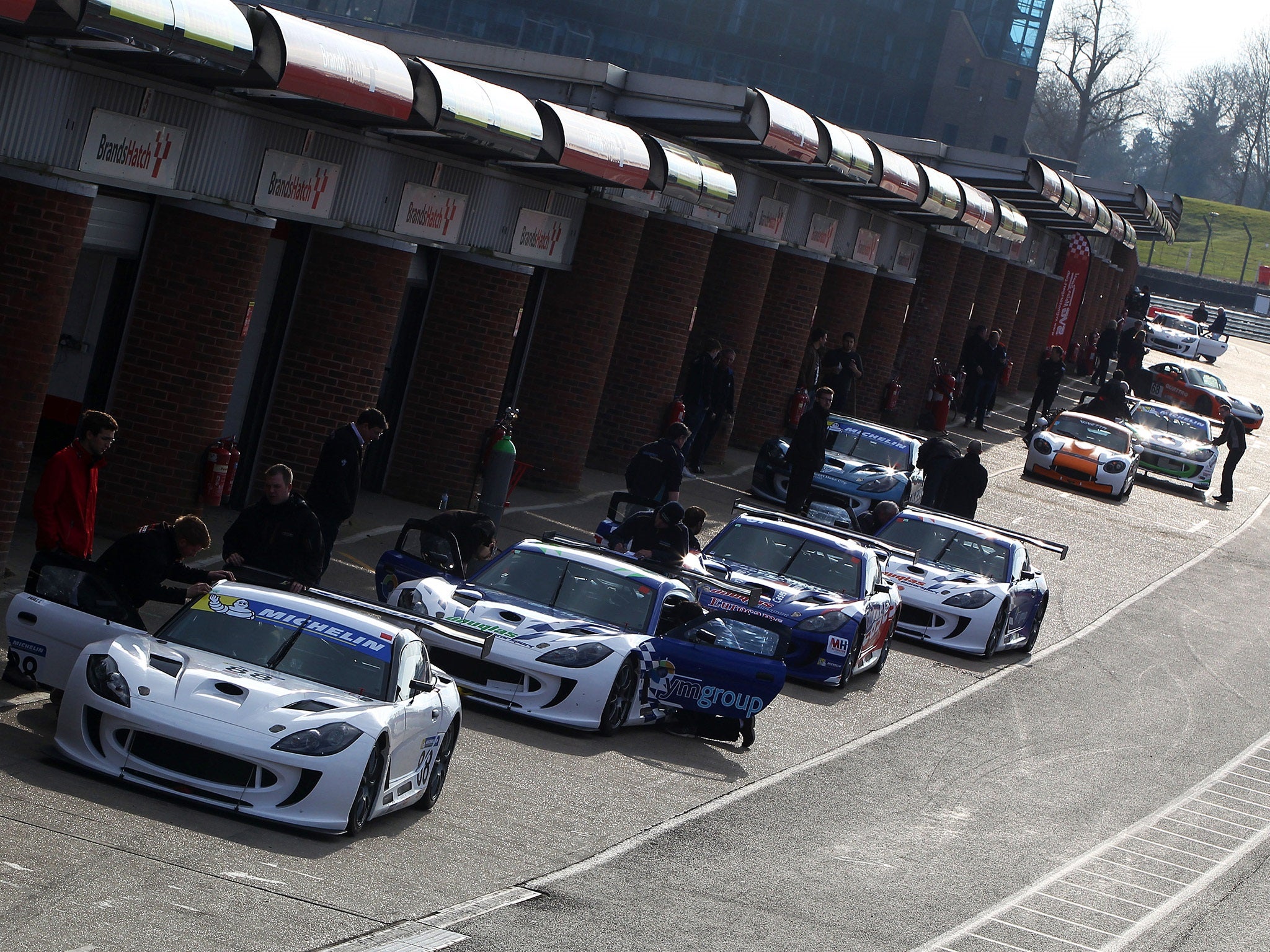 &#13;
The Ginetta G55s are one of the chief support races for the BTCC &#13;