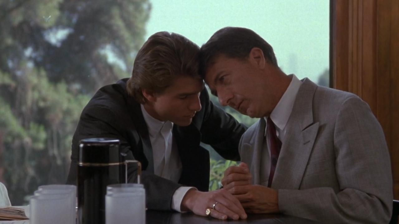 Tom Cruise and Dustin Hoffman in Rain Man (1988)