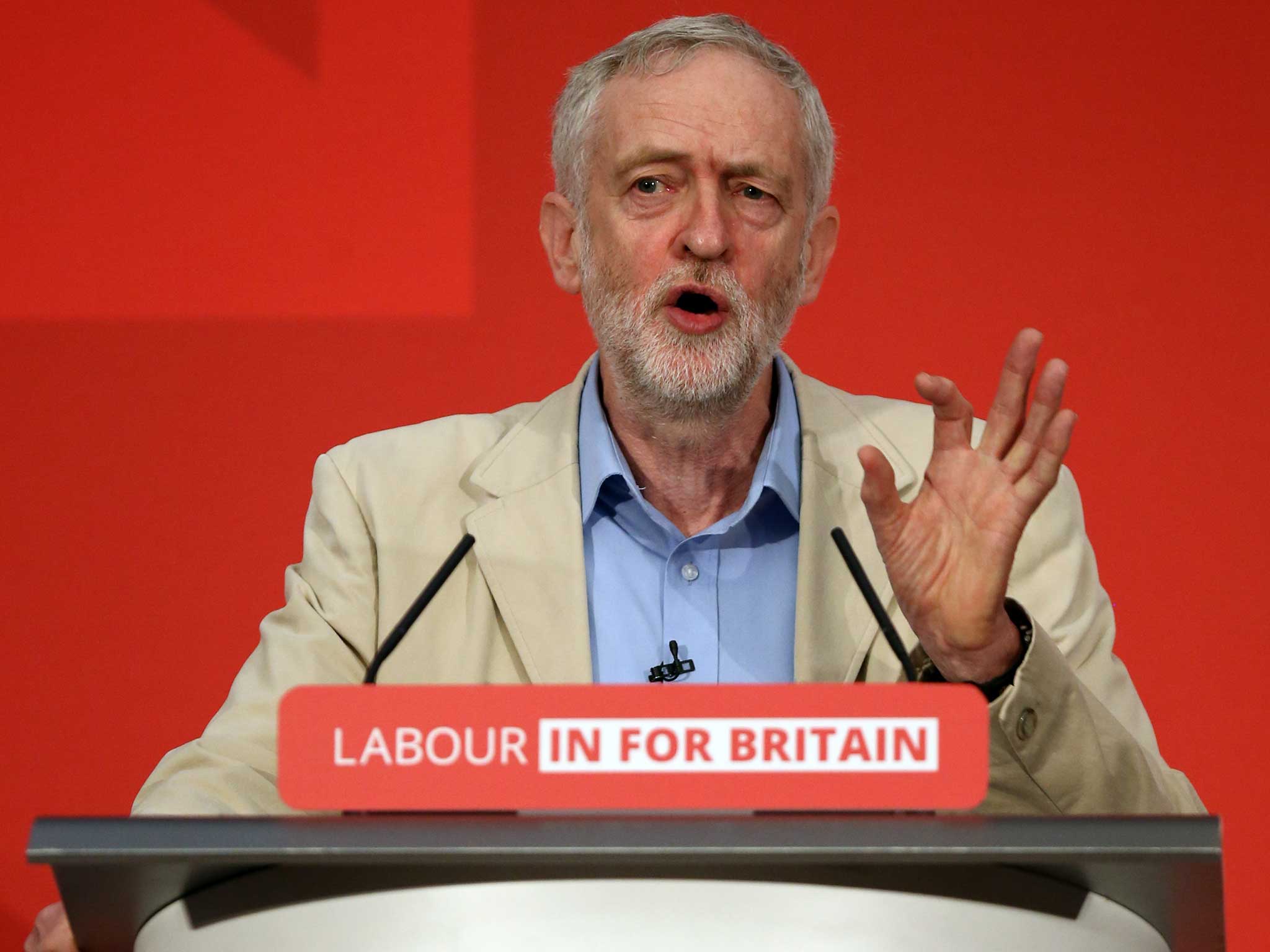 Jeremy Corbyn speaks to state Labour's case for staying in the European Union