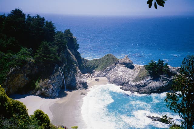 Stop at McWay Falls on a California road trip