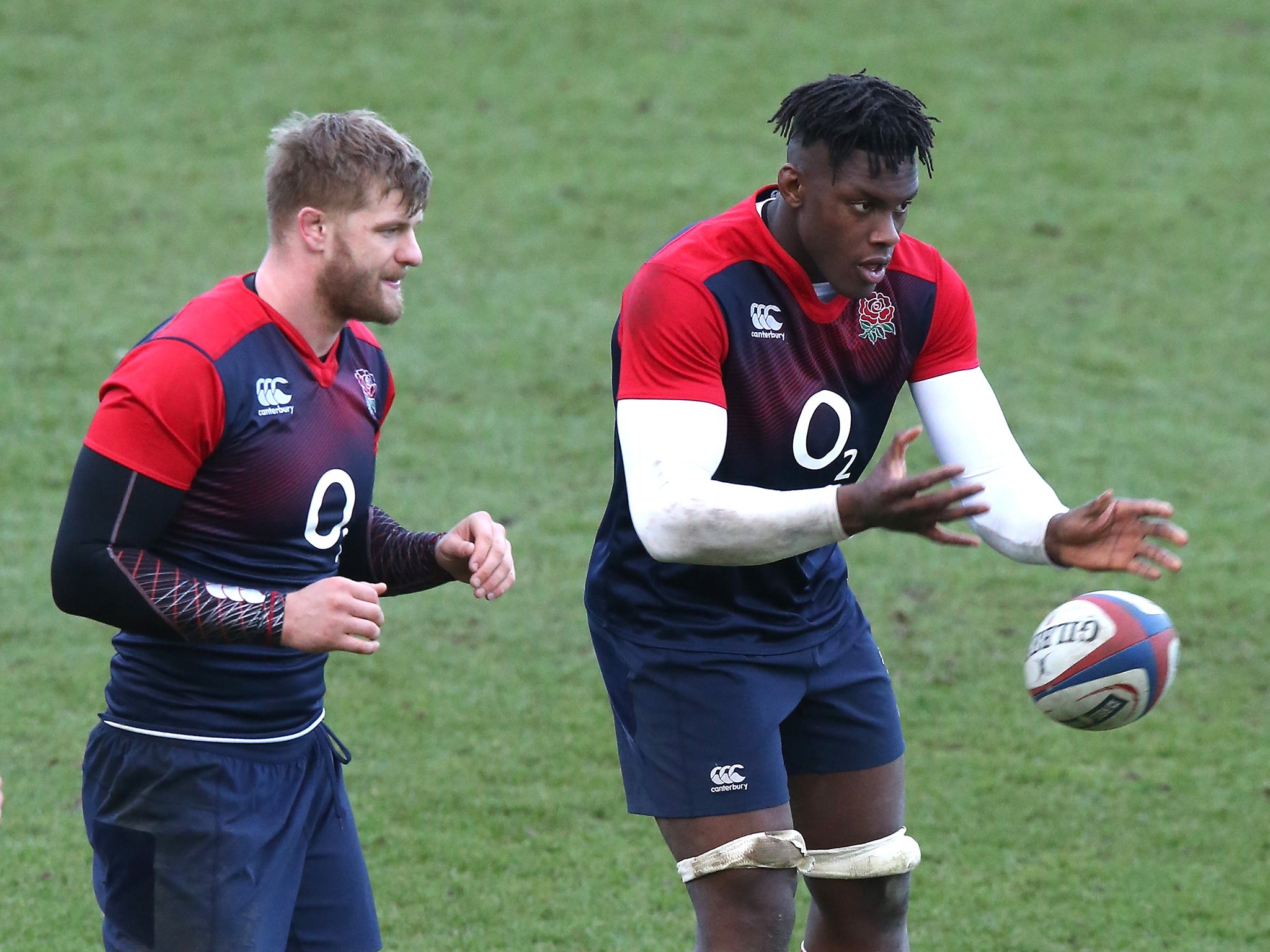 &#13;
Maro Itoje misses the match after signing a new contract this week (Getty)&#13;