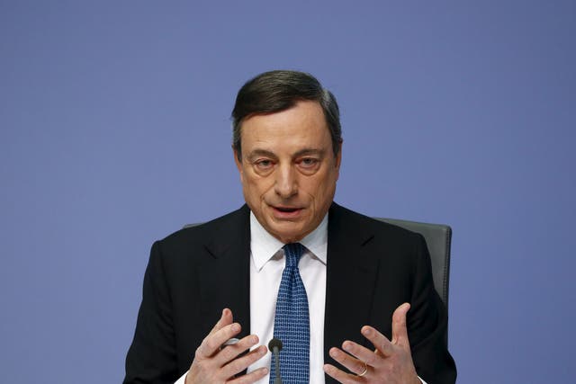 No threat: the ECB president