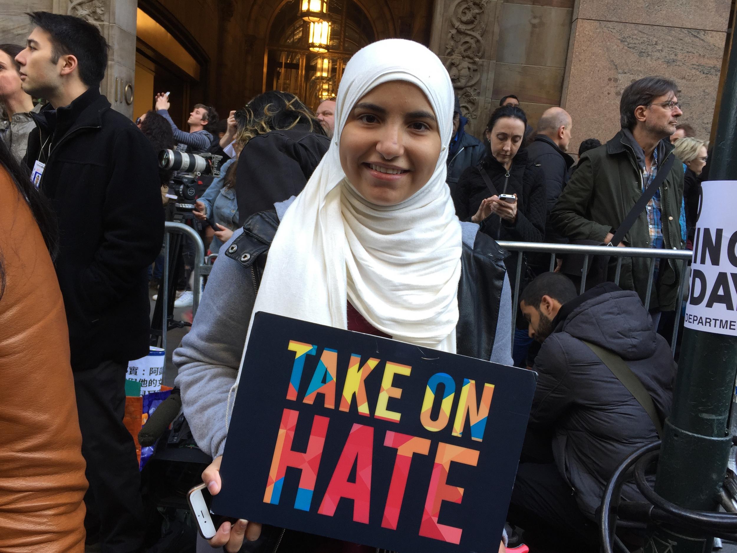 Salwa Mozzed said it was important to fight against hatred