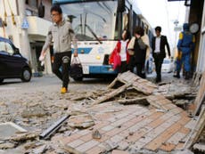 Japan earthquakes: Survivor describes dramatic escape from seventh floor of damaged building