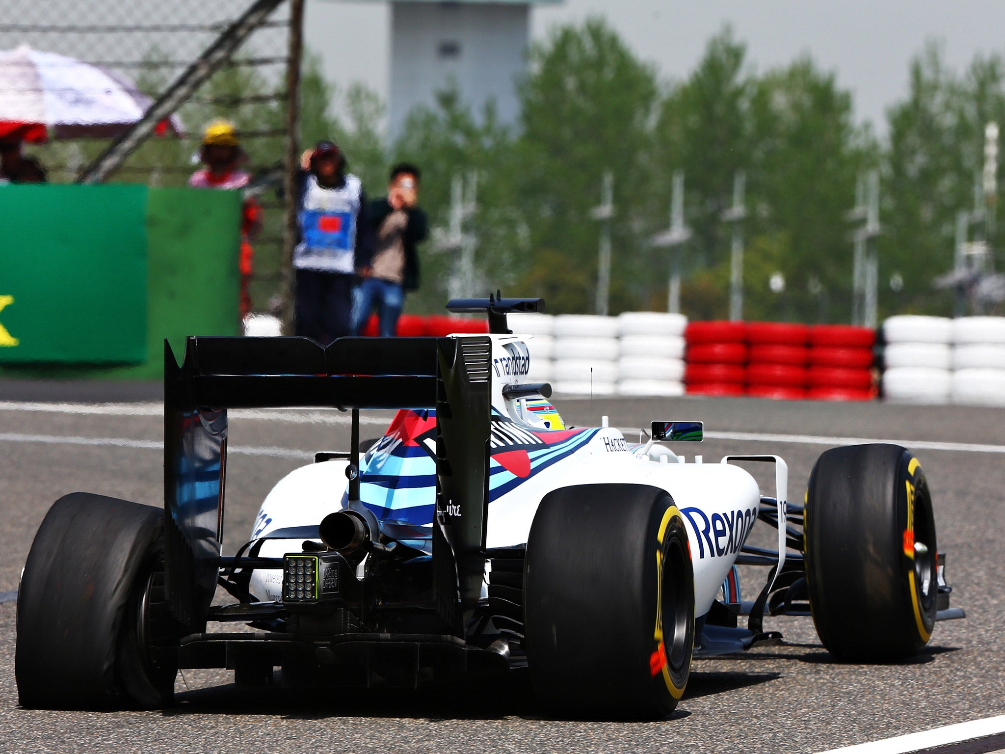 &#13;
Massa suffered two technical failures during first practice &#13;