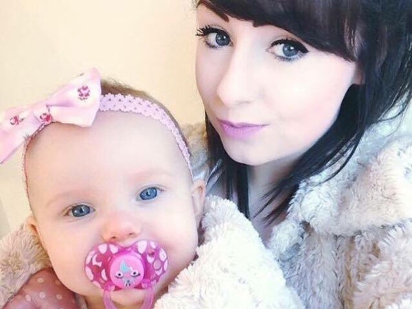 Lauren Heath, 20, and her 11-month-old daughter, Millie