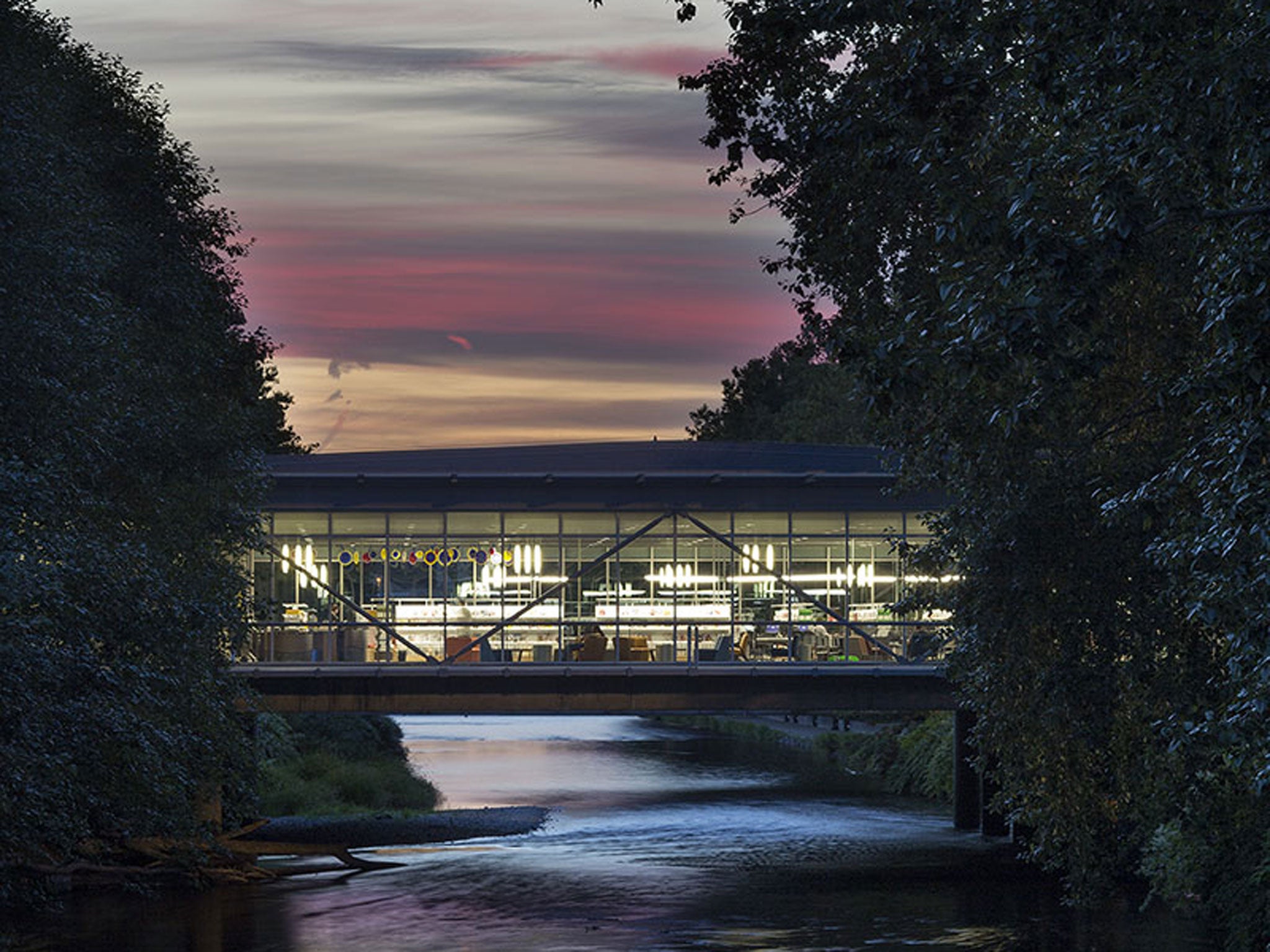 Renton public library, Washington, by the Miller Hull Partnership