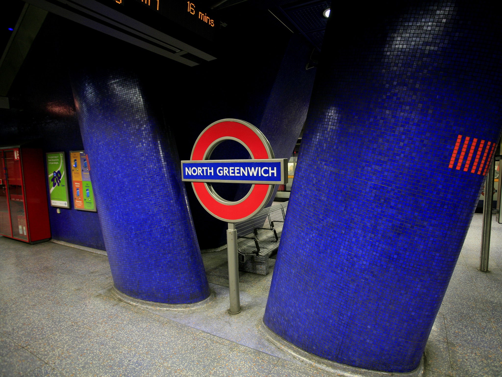 The incident happened at North Greenwich Underground Station at 7am on Wednesday