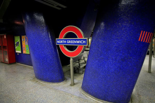 The incident happened at North Greenwich Underground Station at 7am on Wednesday