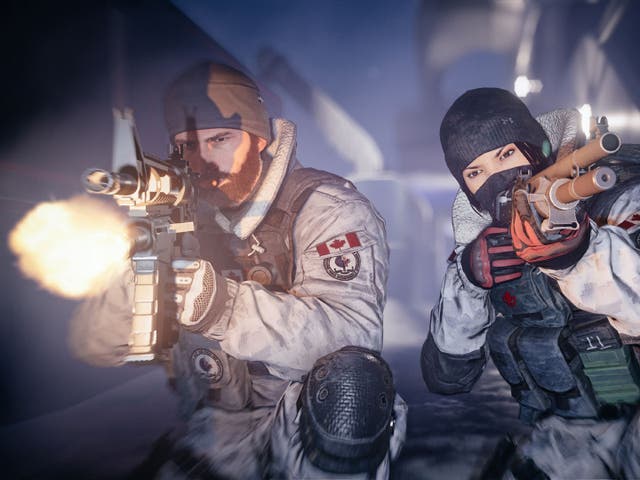 Rainbow Six: Siege puts the players in the shoes of either cops or criminals, storming or defending a barricaded stronghold