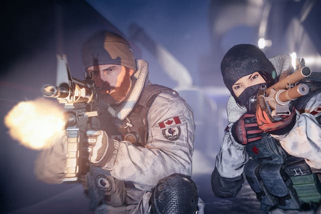 Rainbow Six: Siege puts the players in the shoes of either cops or criminals, storming or defending a barricaded stronghold