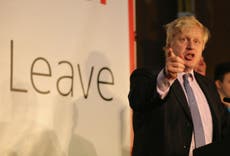 Boris Johnson instructs Vote Leave audience member to interrupt live Channel 4 News broadcast