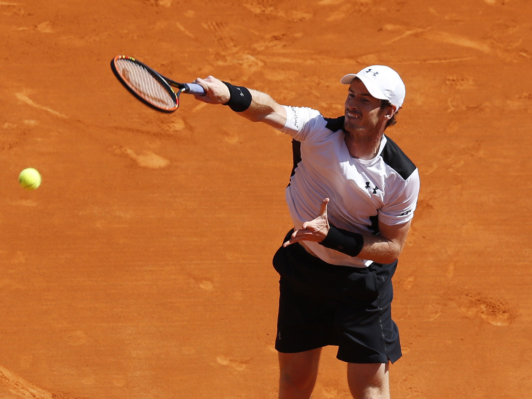 Andy Murray struggled to cope with Rafael Nadal's brilliance on clay court surfaces