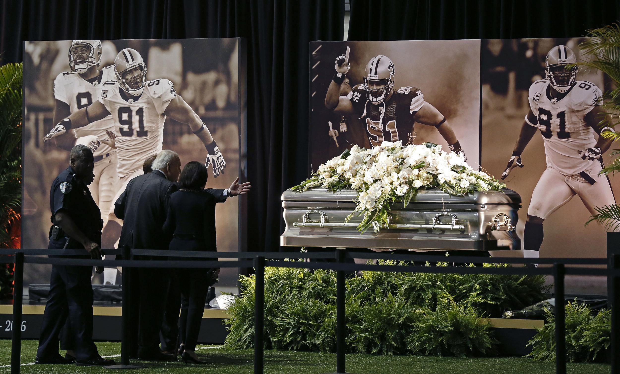 Will Smith Funeral held for slain New Orleans Saints football player