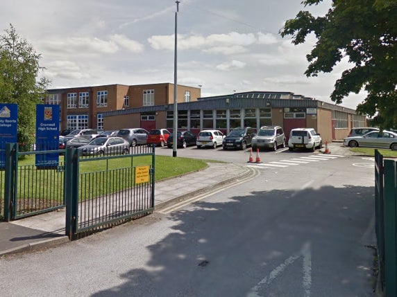 Cromwell High School in Dunkinfield, Greater Manchester