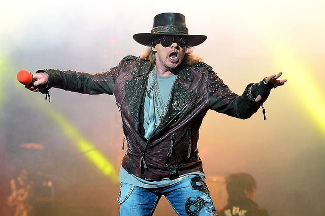 Many AC/DC fans were angry that Axl Rose had been forced upon them when they had paid to see Brian Johnson