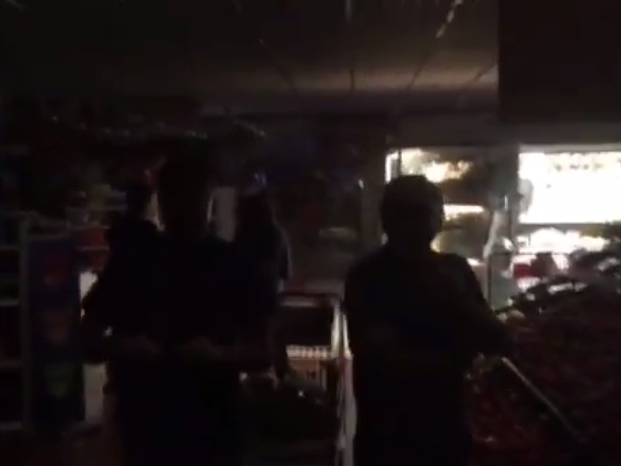 Buildings shook and alarms were set off as the earthquake struck