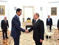 Vladimir Putin revealed to have told Assad: 'We will not let you lose'