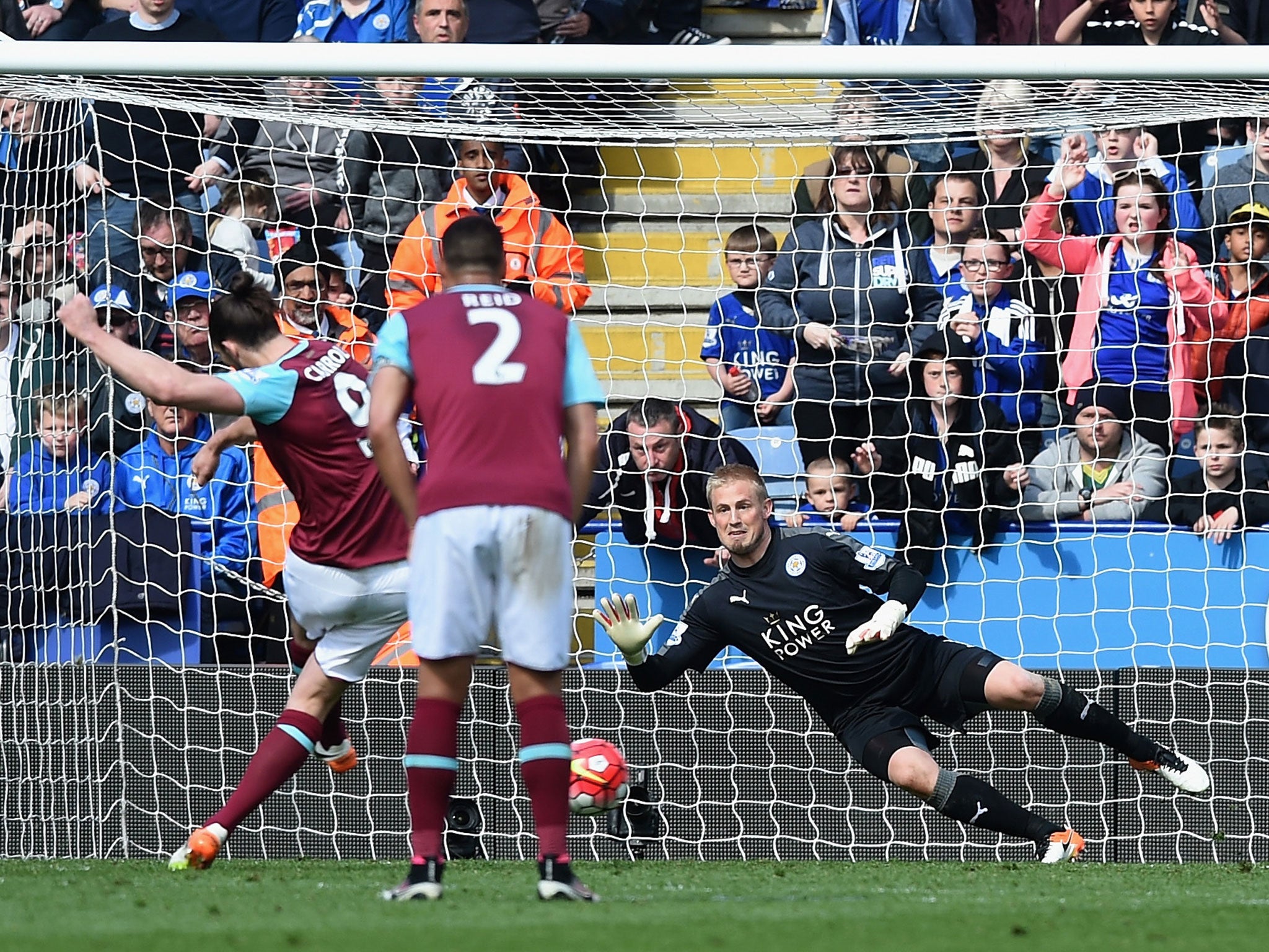 Andy Carroll scores from the spot